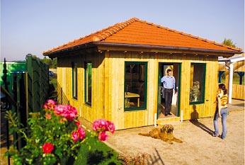Carport als Gartenhaus ausgebaut